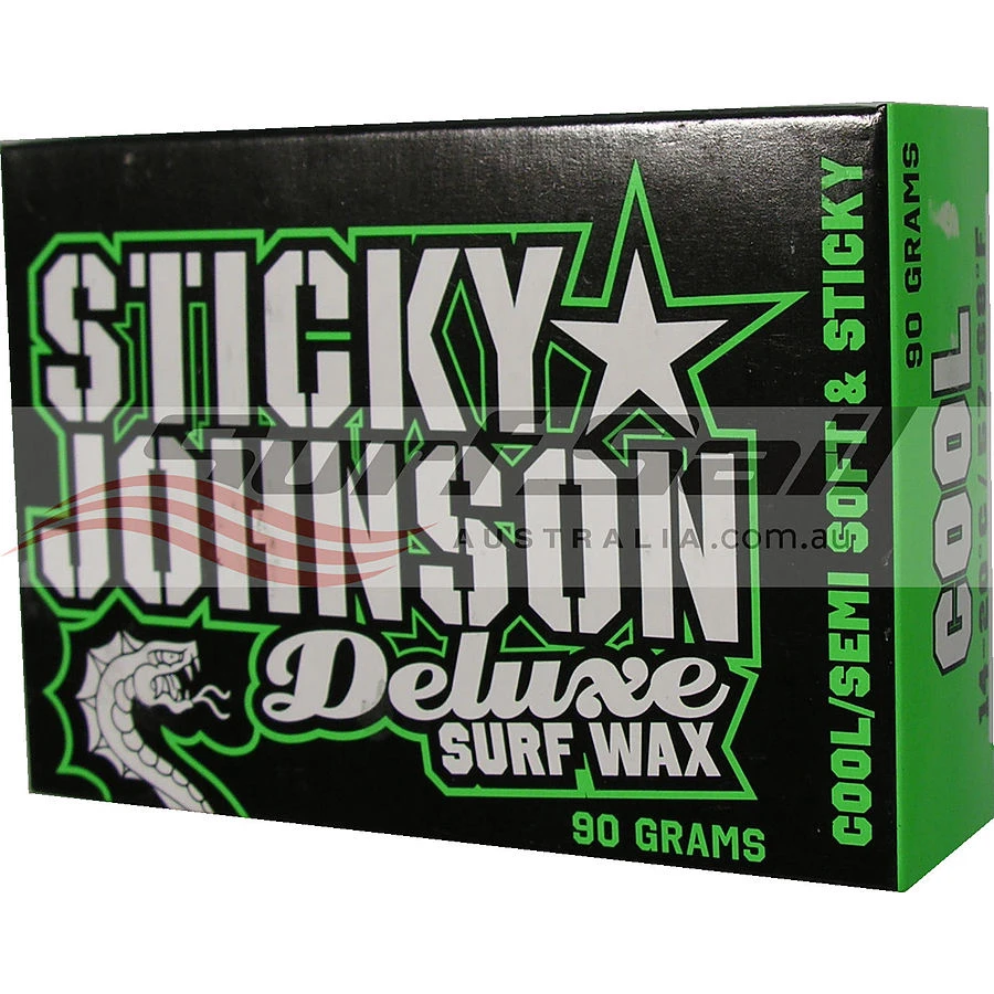Sticky Johnson Cool Water Deluxe Surf Wax 1 Sticky Johnson Cool Water Deluxe Surf Wax