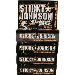 Sticky Johnson Warm Water Deluxe Surf Wax 5 Pack