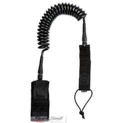 Creatures Of Leisure SUP 10 Coiled Knee (3m X 8mm) Black Leash