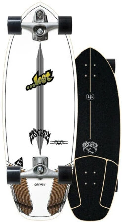 Carver Lost Puddle Jumper Raw C7 Complete Skateboard