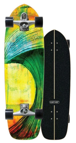 Carver Green Room C7 Raw Complete Skateboard