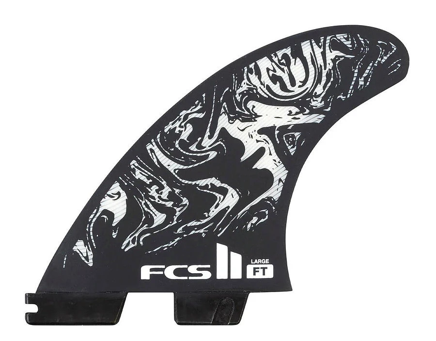 FCS II Filipe Toledo PC Athlete Series Accelerator Tri Fins Black White 1 FCS II Filipe Toledo PC Athlete Series Accelerator Tri Fins Black White