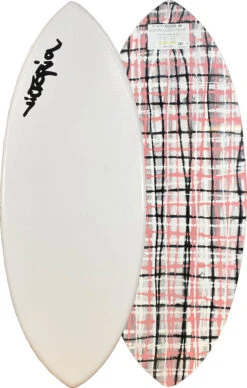 Victoria Skimboards Ultra Lift Black Pink Crosshatch Skimboard L
