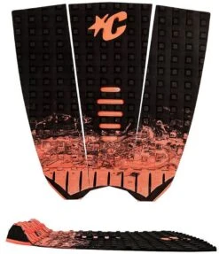 Creatures Of Leisure Mick Fanning Traction Black Fluro Red Fade