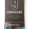 Ocean And Earth Diamond Flex Longboard Leash Blue 9 Ft