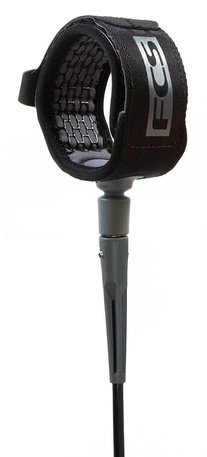 FCS Comp Essential Black Grey Leash 1 FCS Comp Essential Black Grey Leash