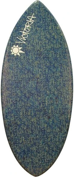 Victoria Skimboards Glide Blue Mosaic Diamonds Skimboard