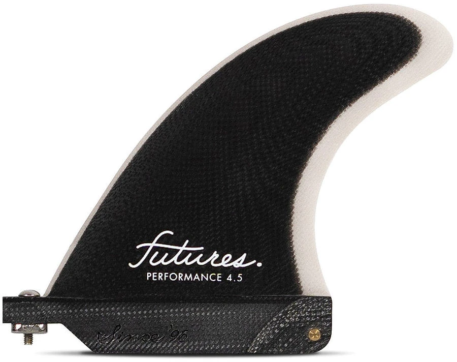 Futures Performance Fibreglass Black Grey Longboard Fin 2 Futures Performance Fibreglass Black Grey Longboard Fin - Image 2